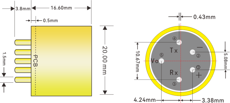 低功耗红外气体传感器 低功耗红外气体传感器